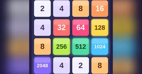 2048 게임 화면